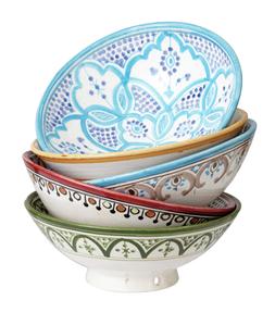 Set of Patterned Bowls