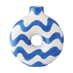 6. Homesense - Blue and white striped circle vase - £6.99
