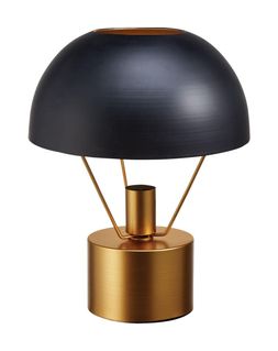 70s black & gold mushroom lamp &pound;16.99