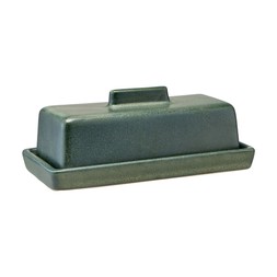 8. Homesense - Green stoneware butter dish - £7.99