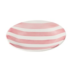 Alt Optomism Pink & White Stripe Side Plate £4.99