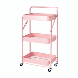 BATHROOM Pink Tiered Trolley £29.99
