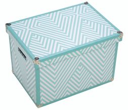 bluezigzagprintstoragebox, &pound;24 99LS