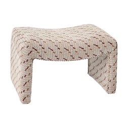 Bold Boho Beige & Brown Spotted Foot stool £99.99, €149.99
