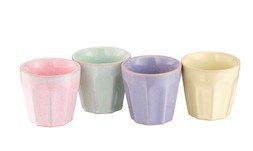 Easter set of 4 ceramic espresso cups &pound;6.99 HSS