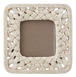 foliage & woodland rattan affect picture frame &pound;6.99