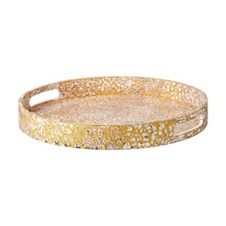 Global Folk Gold Reptile Print Tray £16.99, €24.99