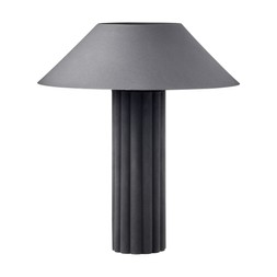 Graphic Monocrome Black Ribbed Lamp £34.99, €49.99