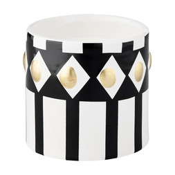 Graphic Monocrome Black & White Stripe Candle £8.99, €12.99
