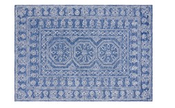 Hacienda blue & white rug