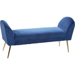 Blue Velvet Bench