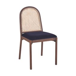 Homesense - Blue Velvet Seat Chair, &pound;79.99
