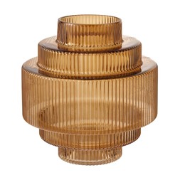 Homesense - Brown Step Vase £16.99