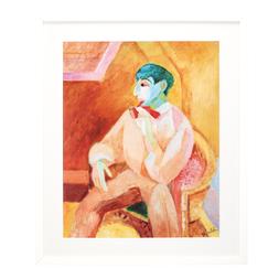 Homesense Colour Drench framed art work of man &pound;34.99