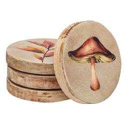 Homesense Convivial set of mushroom coasters &pound;4.99
