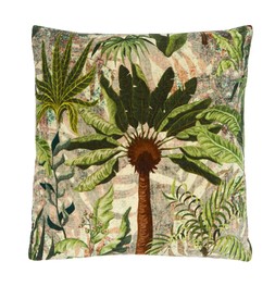 Homesense Cosy Christmas green palmtree cushion &pound;19.99