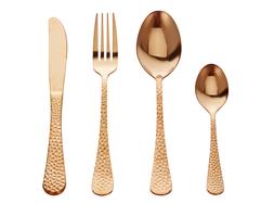 Homesense Dining gold and bronze hammered cutlery