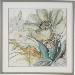 Homesense Floral Wall Art 75x75cm
