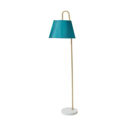 Homesense - Gold Lamp with Teal Shade, &pound;49.99