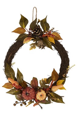 Homesense - Halloween Pumpkin Wreath - £9.99