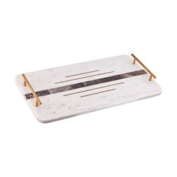 Homesense - Marble Tray Gold Handles, &pound;24.99