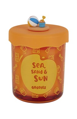 Homesense-orange candle &pound;4.99 (RRP &pound;XX)