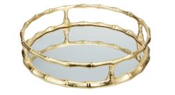 Homesense party mirrored gold tray &pound;10.99