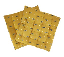 Homesense seatpads yellow &pound;16.99
