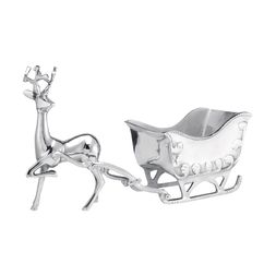 Homesense - Silver Reindeer with Sleigh, &pound;6.99