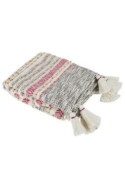 Homesense - Striped Textured Throw - £19.99