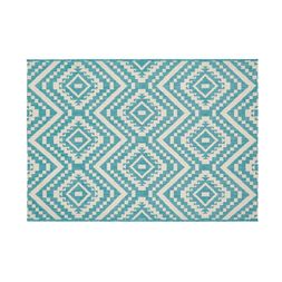 Homesense - Teal Pattern Rug, &pound;29.99