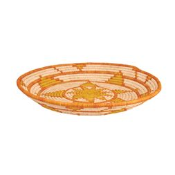 Homesense - Ugandan Basket Bowl Orange, &pound;12.99