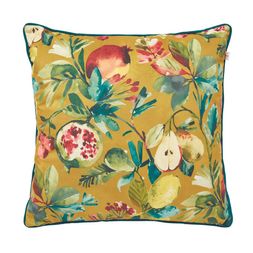 Homesense - Yellow Floral Cushion, &pound;29.99