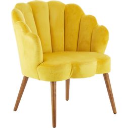 Yellow Scallop Chair