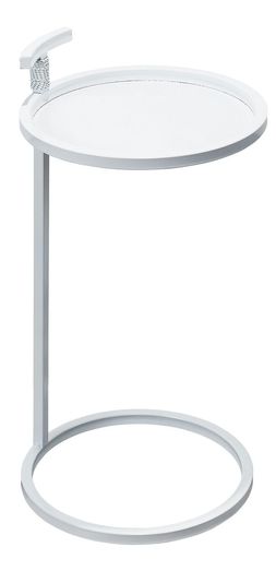 minimalist white metal sidetable RRP &pound;24.99