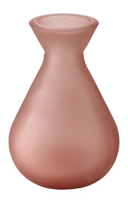 Mothers Day Frosted Rose Bud Vase