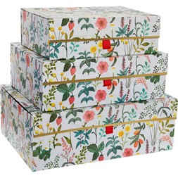 Multicolour Floral Storage Boxes &pound;5.99-9.99