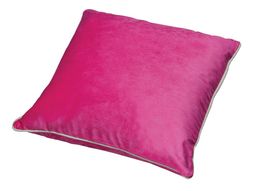 neon pink velvet cushion &pound;12.99