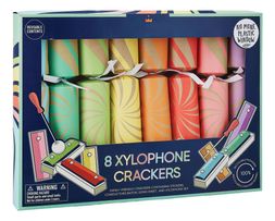 neon set of xmas crackers