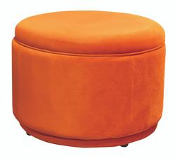 Orange Ottoman