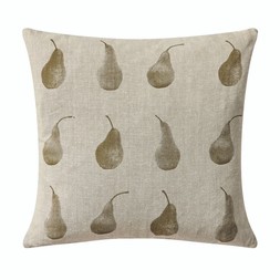 OUTDOOR Khaki Green Pears Cushion Cover £14.99
