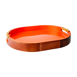 PARTY Handmade Orange Oval Tray £19.99