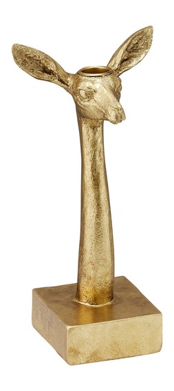 Scent scaping gold giraffe candlestick RRP 9.99