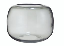 smokeglassroundvase16 99