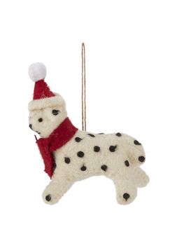 Spot dog felt bauble &pound;3.99