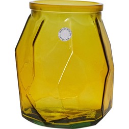 Yellow Honeycomb Vase &pound;7.99