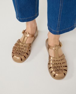 Melissa Possession Magic Gold Jelly Sandals