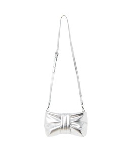 Tina Metallic Bow Clutch Bag