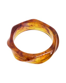 Neve Brown Resin Bangle