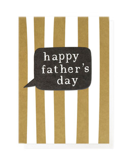 Happy Father's Day Stripe Card